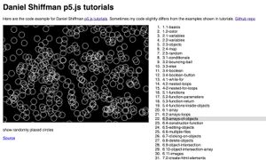 P5.js demos